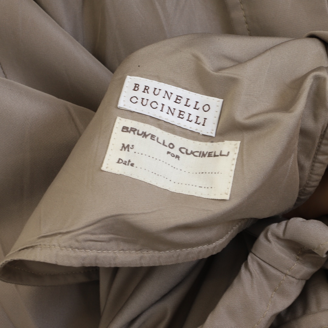 Khaki Brunello Cucinelli jacket - Jacket | in for with Suede MY4196591P collar leather Man khaki