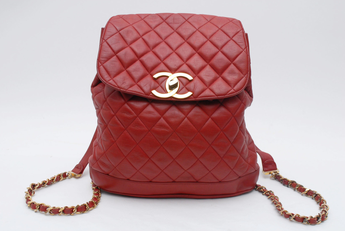 期間24日までお値下げCHANEL マトラッセバッグパック 1円スタート シャネル CHANEL マトラッセ デカココリュックサック