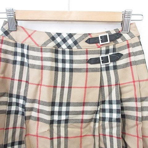 バーバリー BURBERRY ノバチェック プリーツ スカート プリーツ