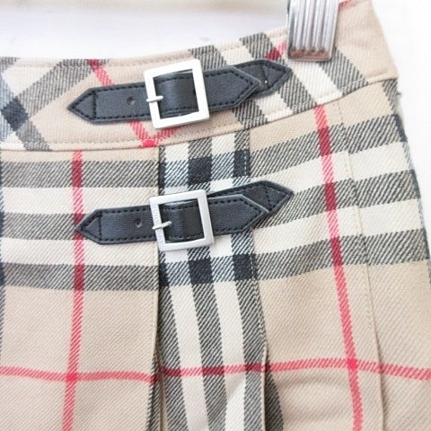 タグ付✨ BURBERRY プリーツスカート ノバチェック 巻きスカート ベルト バーバリー BURBERRY ノバチェック プリーツ スカート プリーツ