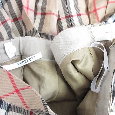 バーバリー BURBERRY ノバチェック プリーツ スカート プリーツ