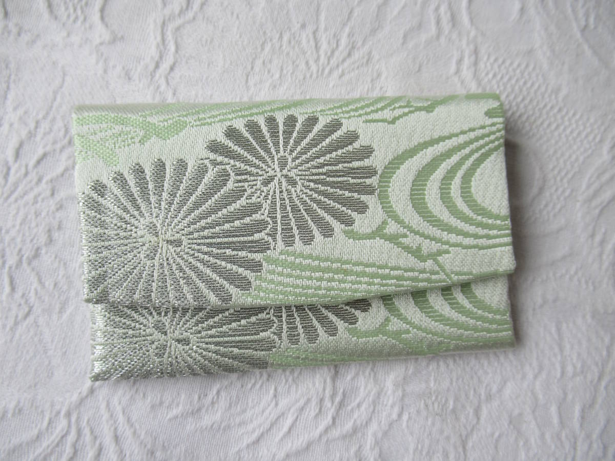手作り 金襴カードケース 名刺入れ 保険証入れ 淡い緑 完成品 売買されたオークション情報 Yahooの商品情報をアーカイブ公開 オークファン Aucfan Com