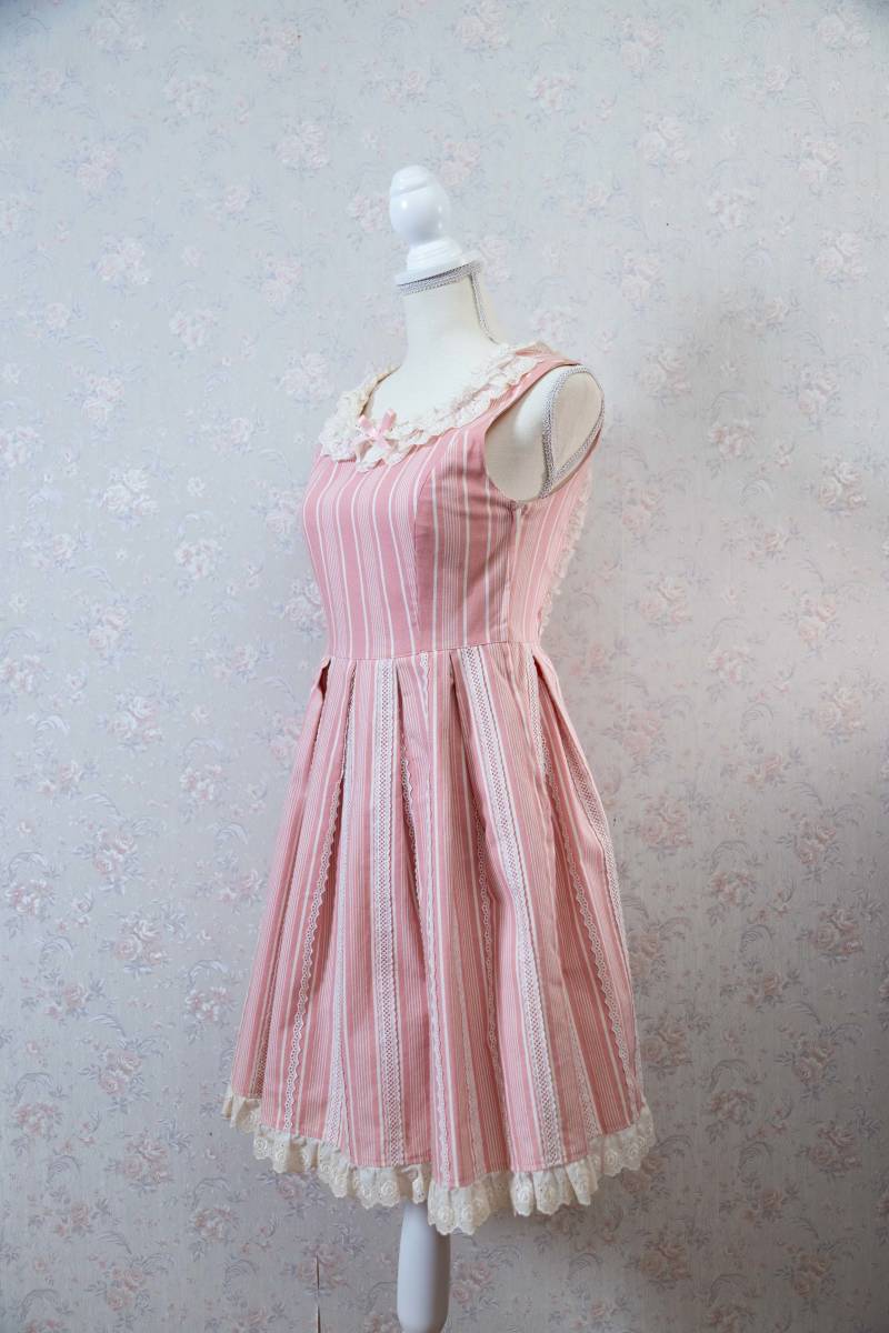 Innocent World ワンピース ジャンパスカート イノセントワールド ピンク ワンピース 売買されたオークション情報 Yahooの商品情報をアーカイブ公開 オークファン Aucfan Com