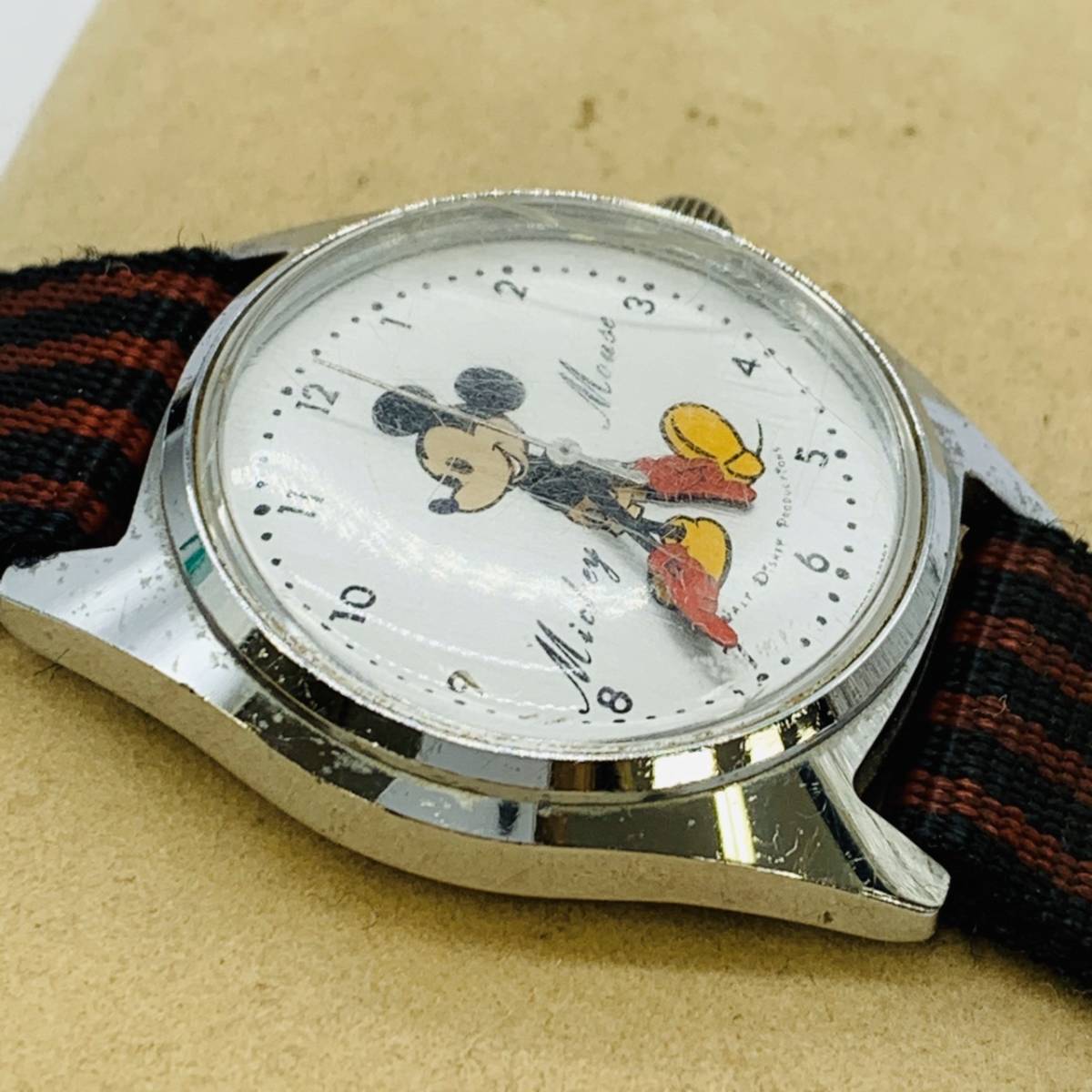 動作確認済み】ミッキーマウス 5000-7000 腕時計 ミッキーマウス 5000