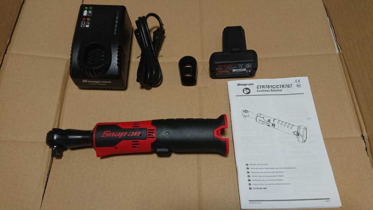 Snap-on 電動ラチェット CTRJ761C 3/8 未使用 スナップオンSnap-on最新☆3
