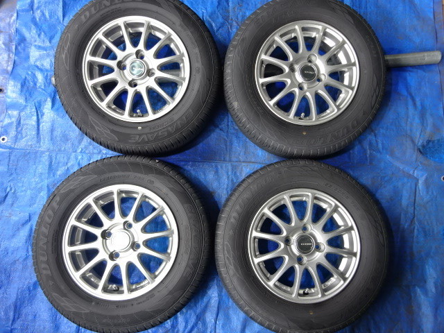 ECO FORME BRIDGESTONE □中古タイヤホイール□ 14インチ 5.5J +