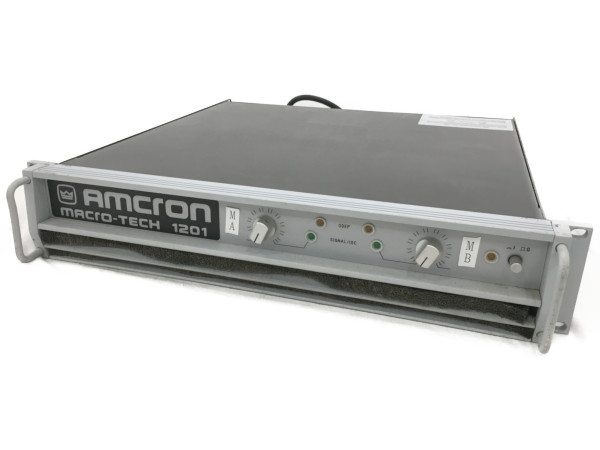 中古 Amcron アムクロン MACRO-TECH 1201 パワーアンプ 音響機器