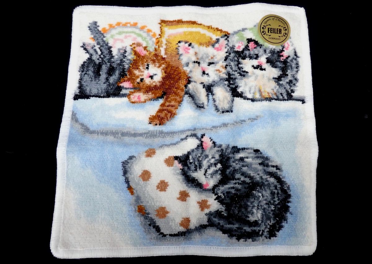 Feiler フェイラー 大判バスタオル ハンカチセット 箱付 花模様 猫 ネコ 消費税0円 フェイラー 売買されたオークション情報 Yahooの商品情報をアーカイブ公開 オークファン Aucfan Com