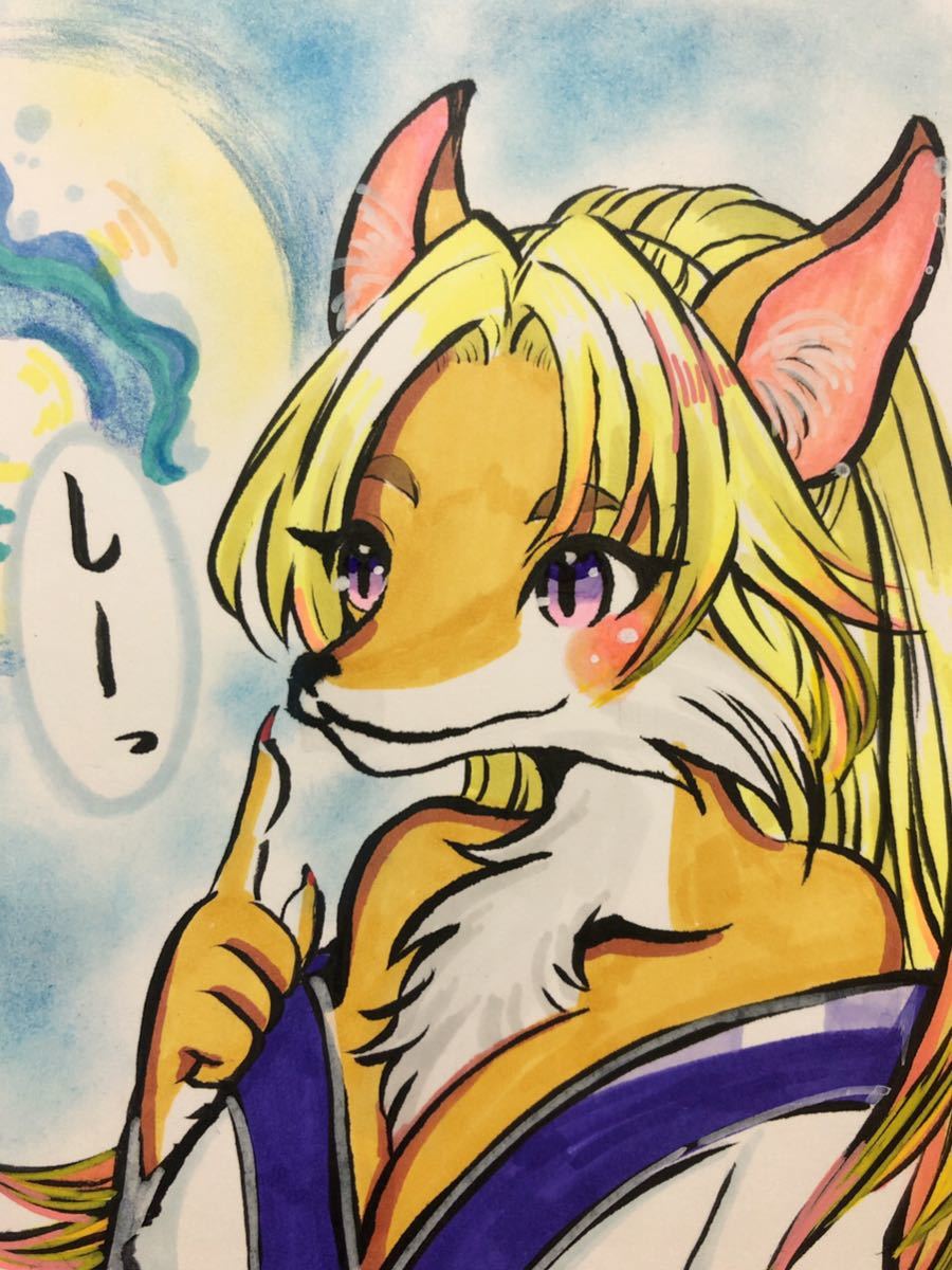 手描きイラスト オリジナル メスケモ キツネ 小狐 夕涼み 浴衣 手描きイラスト 売買されたオークション情報 Yahooの商品情報をアーカイブ公開 オークファン Aucfan Com