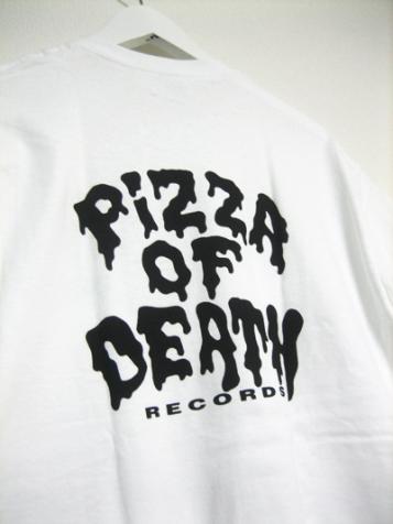 Tシャツ OF DEATH PIZZA of death Hi-STANDARD ホワイト pizza : - 白