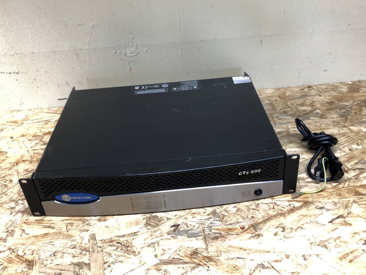 AMCRON CTs 600 パワーアンプ AMCRON CTs600 パワーアンプ AMCRON CTs 600パワーアンプ ☆ジャンク