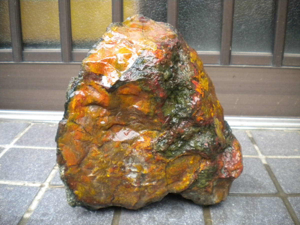 嵐渓石 ♯ 幻の銘石 鑑賞石（ ）五色石 検索 鑑賞石 新潟