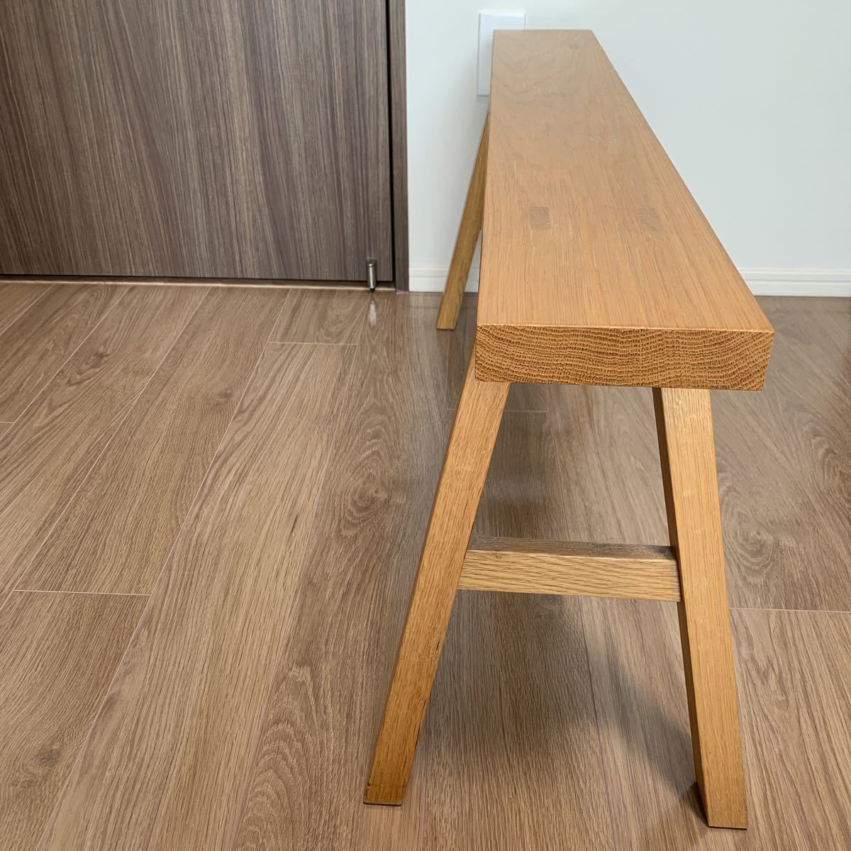 無印良品 無垢材ベンチ オーク材 椅子 天然木 オーク材 無印良品 MUJI 美
