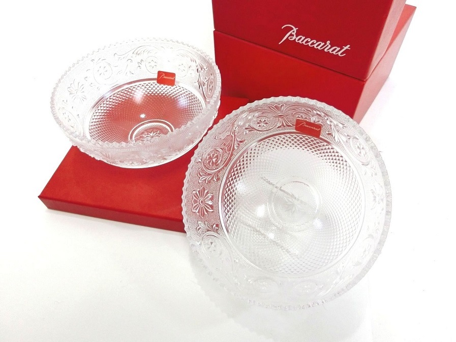 アラベスク スモールボウル ペア ボウル スモール 展示品）バカラ 未