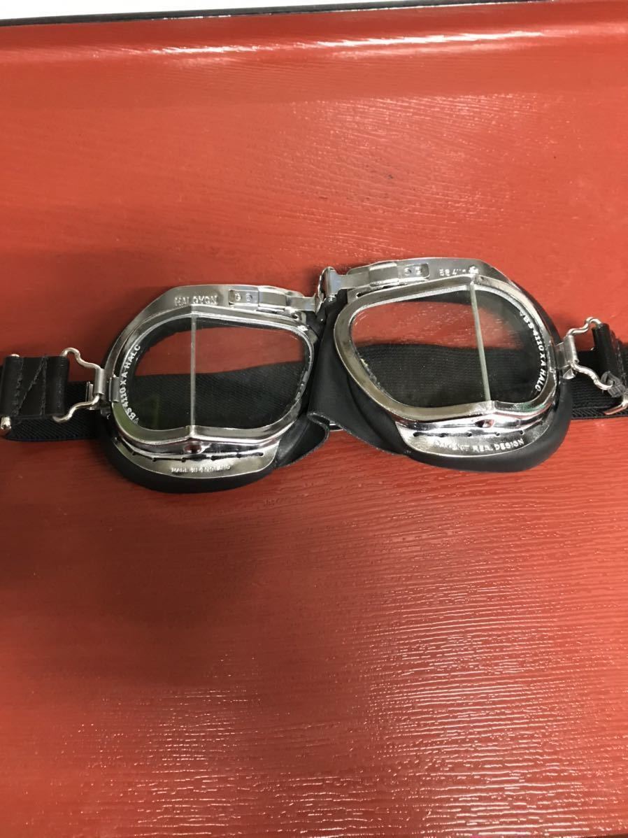 [状態良好］HALCYON ハルシオン 英国製　ゴーグル　BS4110 HALCYON ハルシオン ゴーグル BS4110 MK8 Deluxe バイク ハルシオン