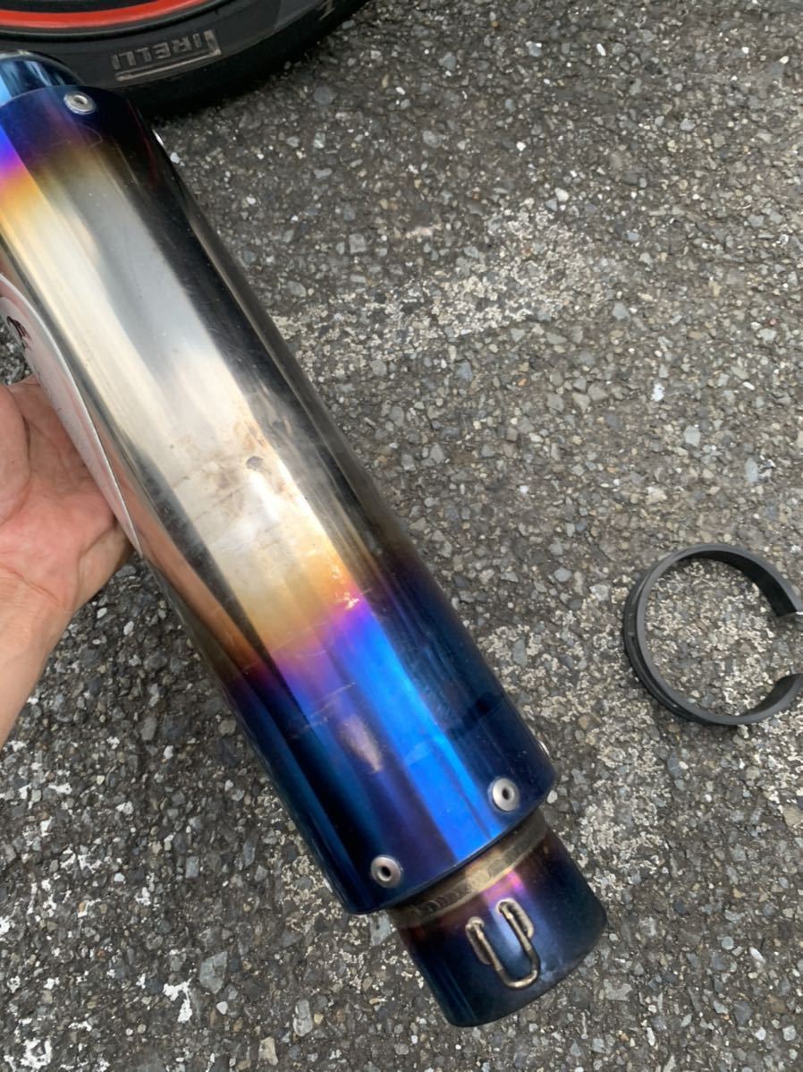 K-FACTORY FRC オピウム レーシングチタンオーバルサイレンサー K-FACTORY FRC オピウム レーシングチタンオーバルサイレンサー
