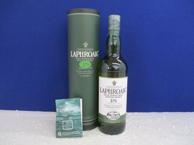 酒 未開栓 ウイスキー LAPHROAIG ラフロイグ 18年 700ml 48% 未開栓