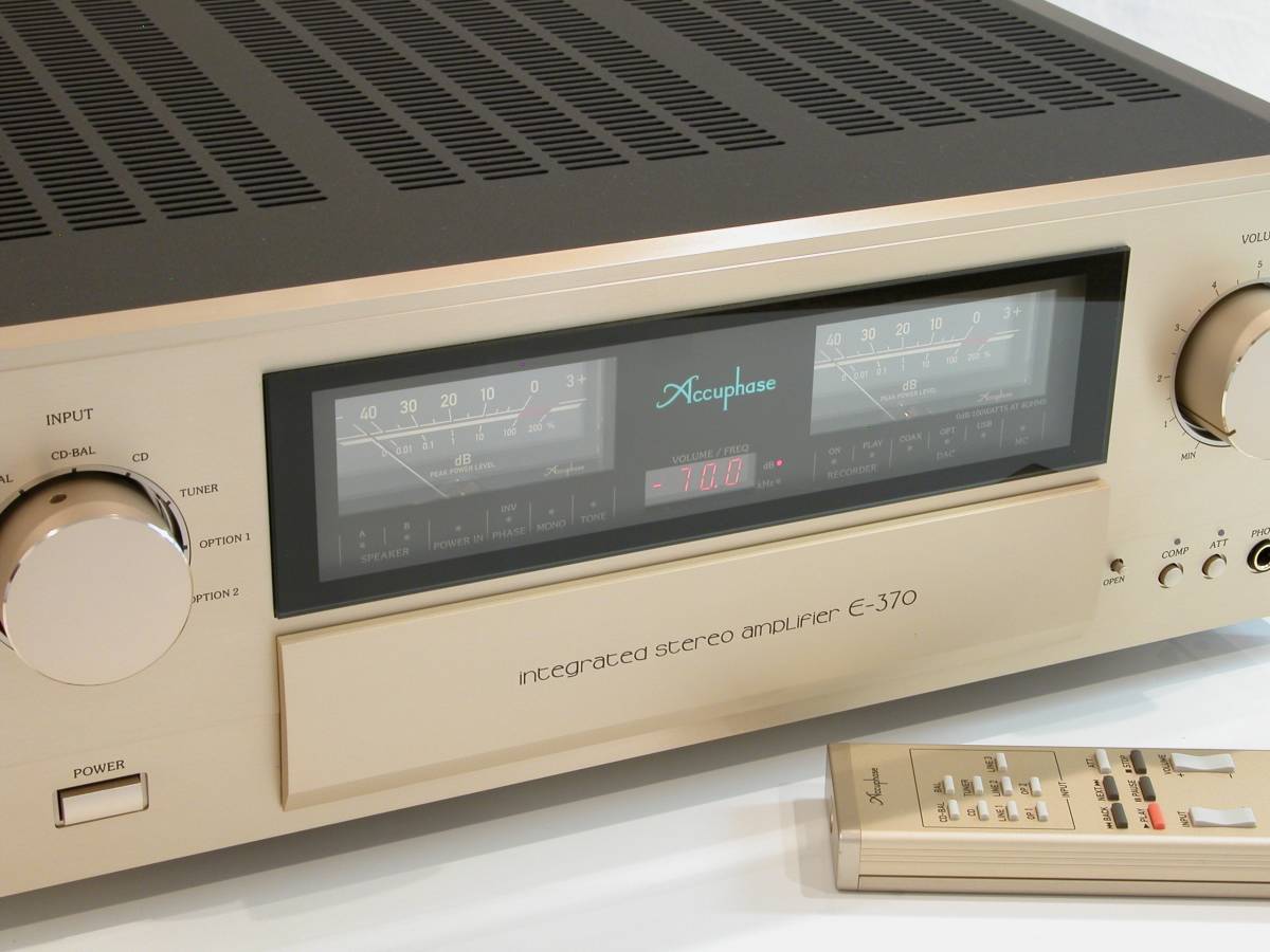 E-370 Accuphase プリメインアンプ アキュフェーズ 1*0様 元箱 美品