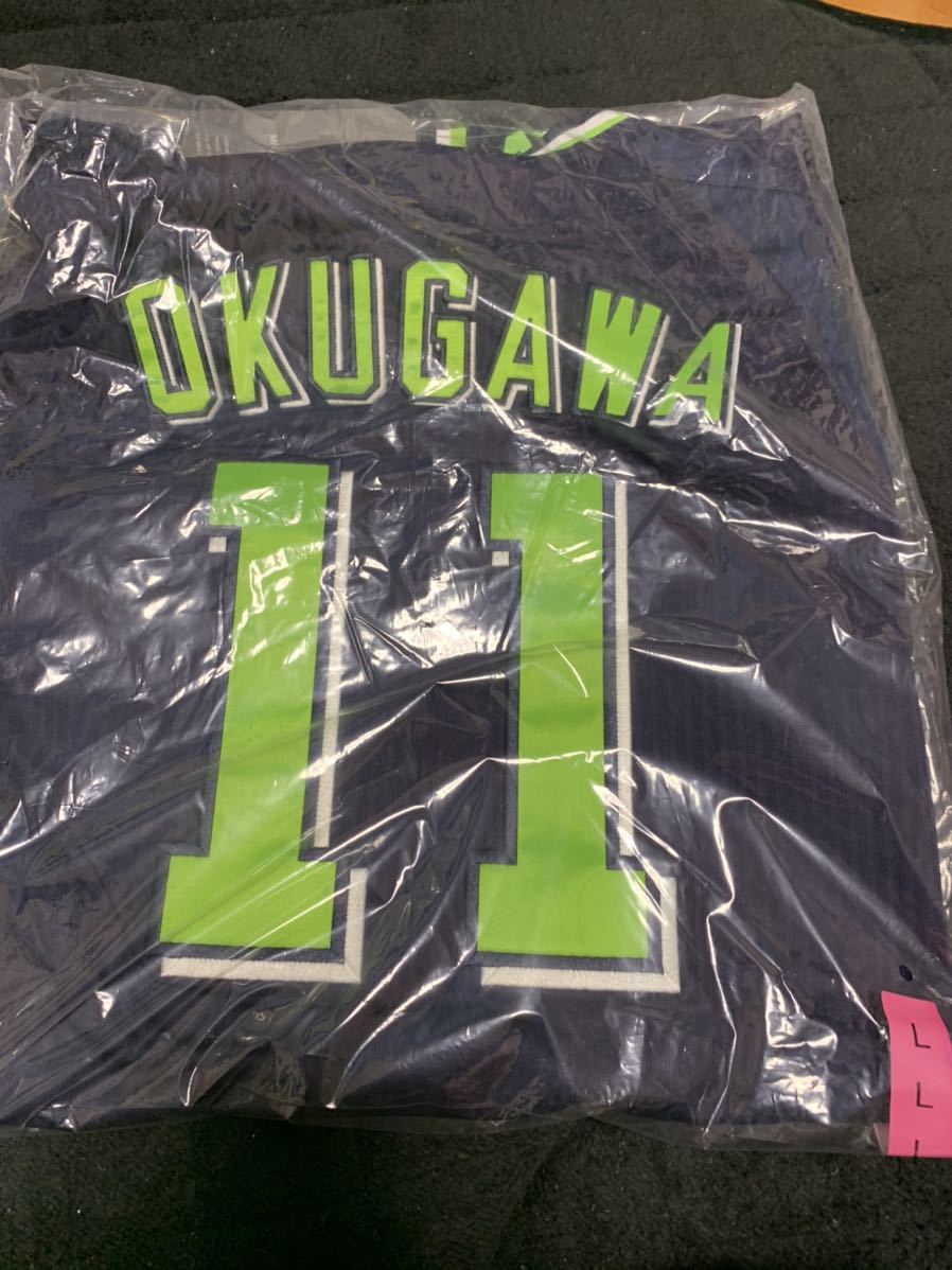 東京ヤクルトスワローズ レプリカユニフォーム 奥川恭伸 | プロ野球 S 東京ヤクルトスワローズ#11 旧背番号商品レプリカユニホーム（ビジター）11奥川 東京ヤクルト ネイビー 奥川泰伸 レプリカユニホーム（ホーム）18奥川 - '21・22優勝 （旧 記念レプリカチケット