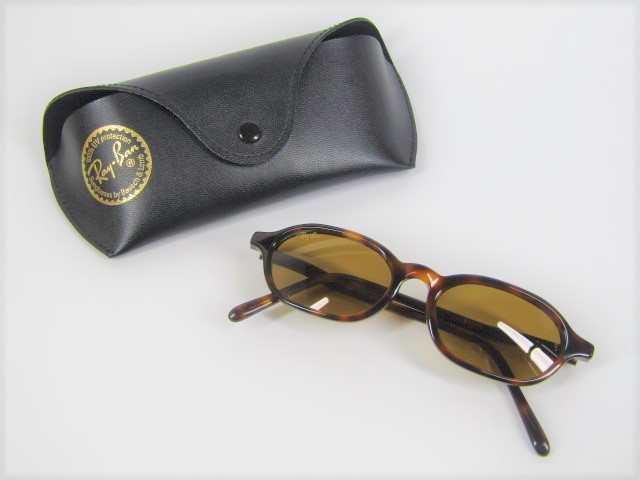 Ray-Ban B&L サングラス 専用ケース付 Ray-Ban/レイバン】W3056 べっ甲柄フレーム サングラス/メガネ B&L