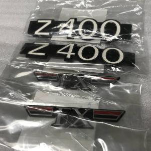 新品　カワサキ純正　Z400FX サイドカバーエンブレム 左右セット 送料120円