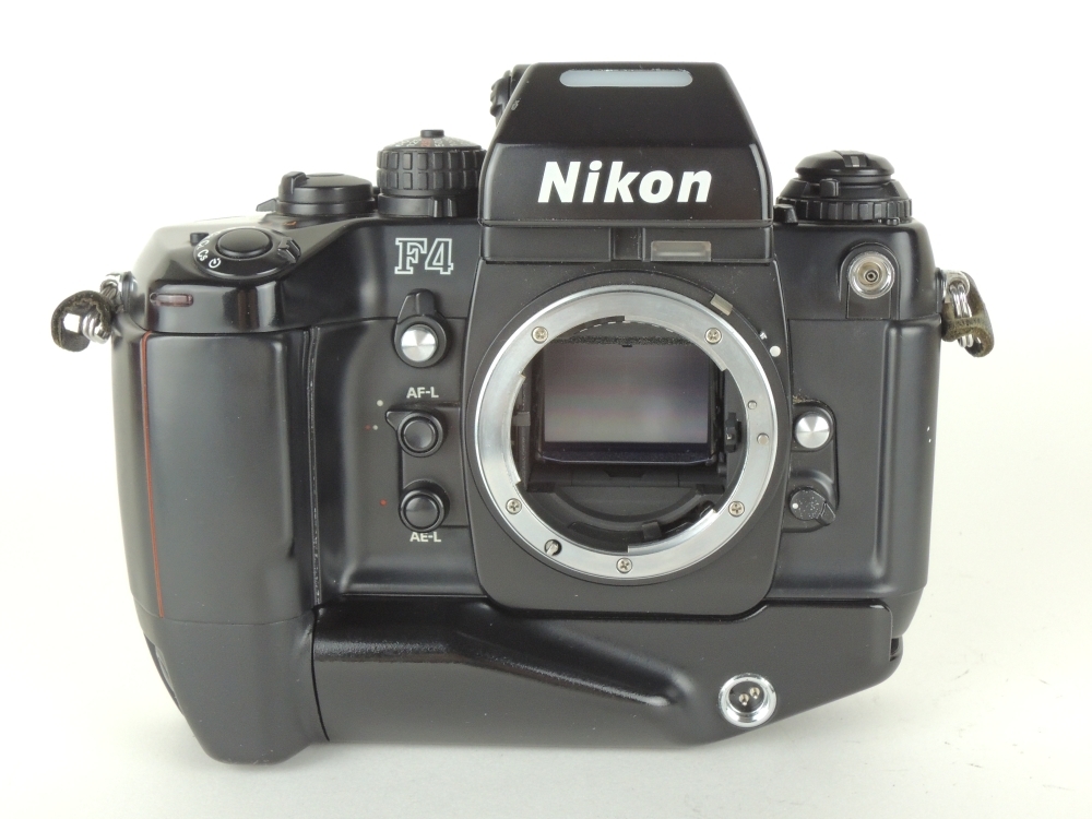 限定 正規 □Nikon ニコン F4S MB-21 ボディ 方眼スクリーン ジャンク