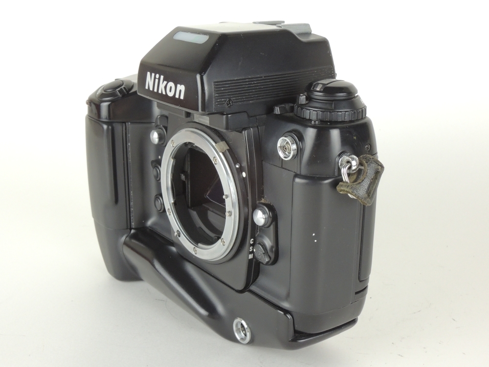 限定 正規 □Nikon ニコン F4S MB-21 ボディ 方眼スクリーン ジャンク