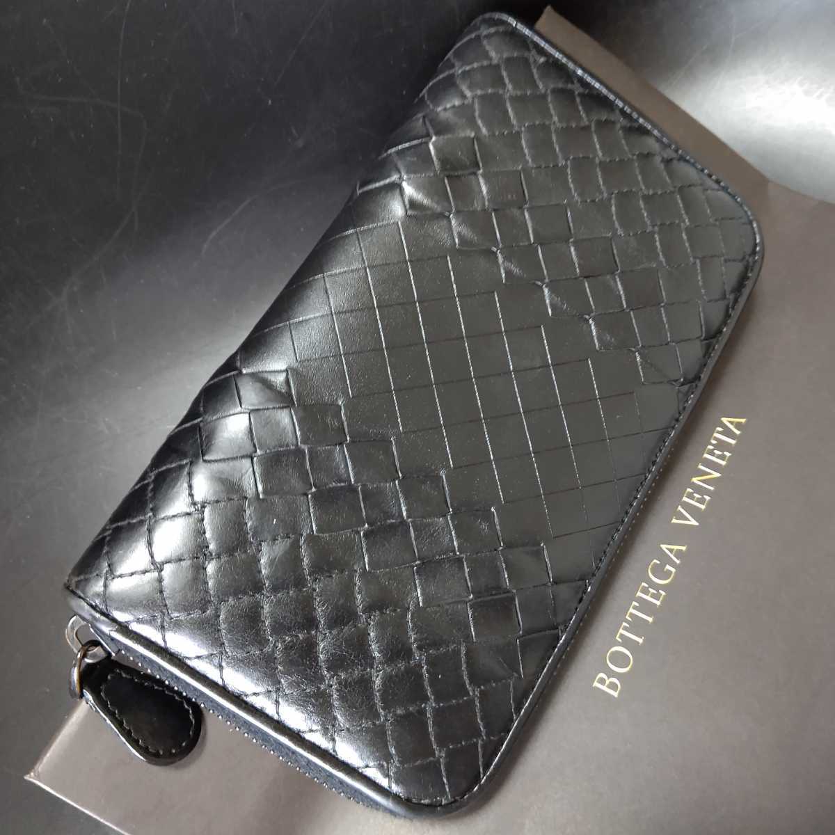 イントレチャート ラウンドファスナー BOTTEGA ボッテガヴェネタ 長 