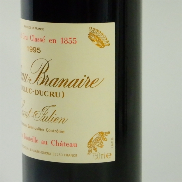 1995年 ブラネール デュクリュ シャトー CHATEAU 平成7年の誕生年