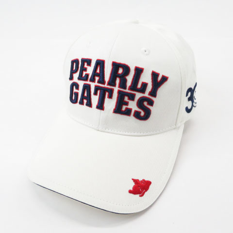 大得価，セール PEARLY GATES パーリーゲイツ 30周年モデル キャップ ホワイト系 FR 240001383453 ゴルフウェア メンズ(パーリーゲイツ)｜売買されたオークション情報、yahooの商品情報をアーカイブ公開 - オークファ キャップ