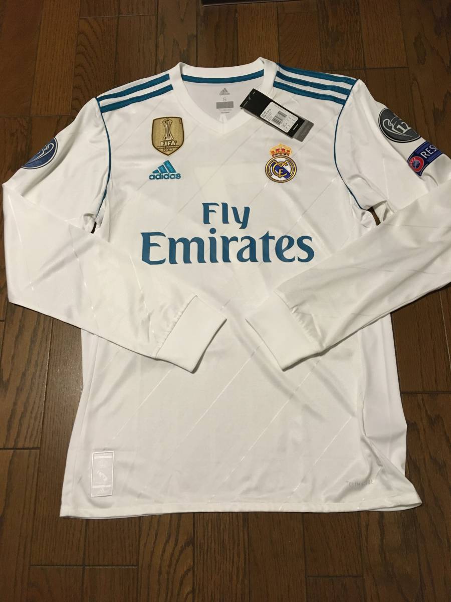 限定セール，安い レアルマドリード 17/18 HOME L/S No.7 ロナウド UCL仕様(リーガ・エスパニョーラ)｜売買されたオークション情報、yahooの商品情報をアーカイブ公開 - オークファン ユニフォーム