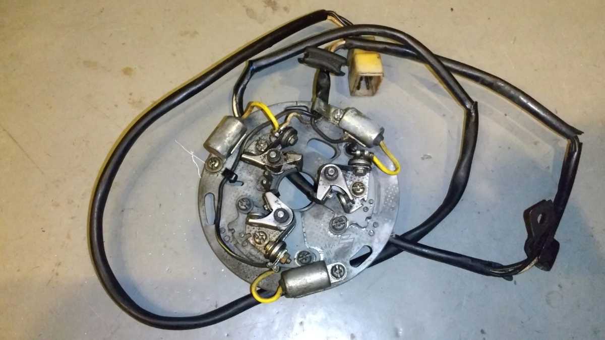 GT750 ポイント コンデンサー セット レストア エンジン コンタクト
