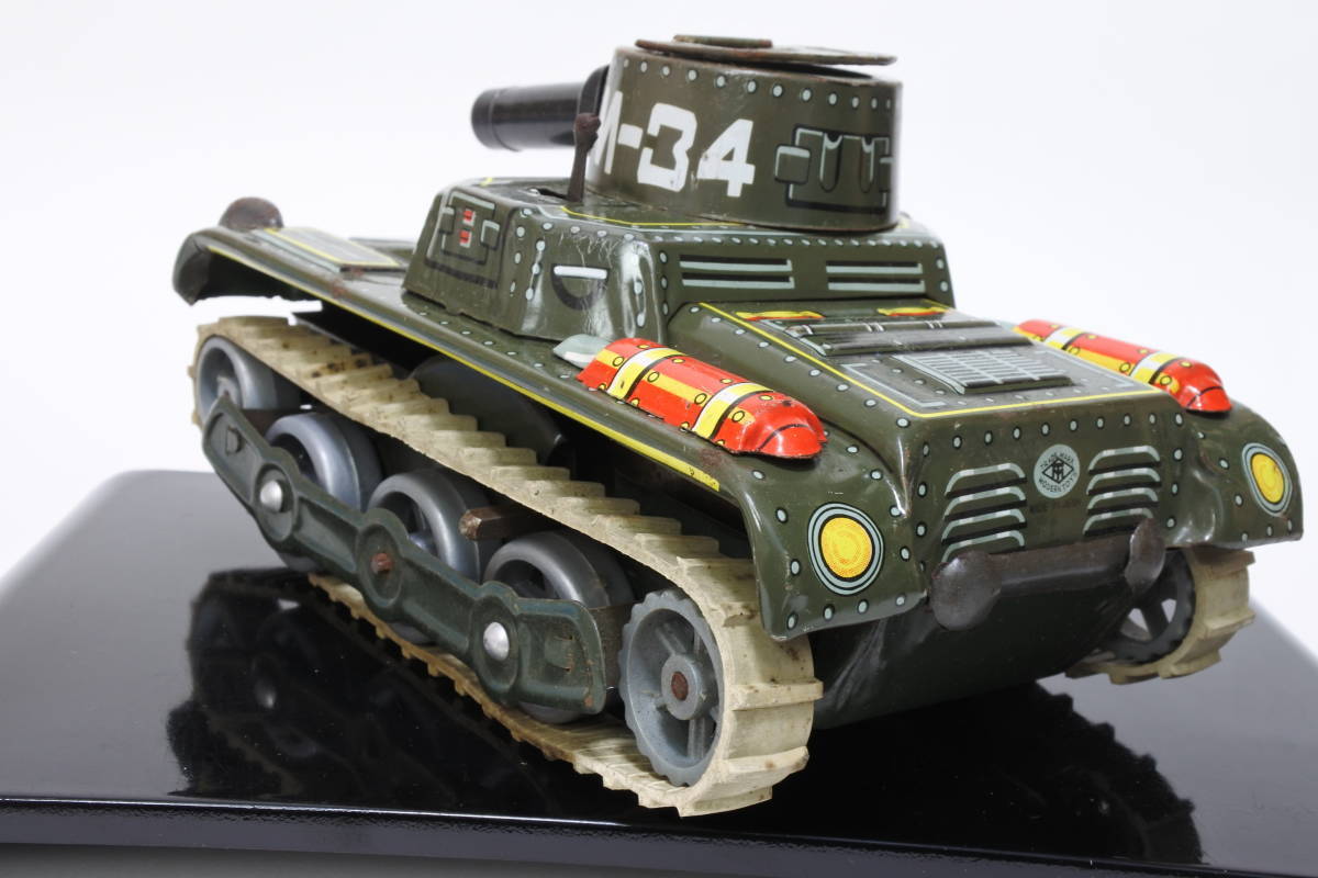 懐かしい60年代おもちゃ ブリキ M－34 戦車・タンク 日本製 ③