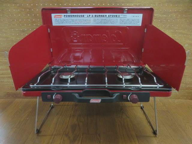  点火チェック済 コールマン パワーハウスLPツーバーナーストーブ2 2000021950 レッド OD缶 キャンプ コンロ Coleman 021657001(ツーバーナー)｜売買されたオークション情報、yahooの商品情報をアーカ ツーバーナー
