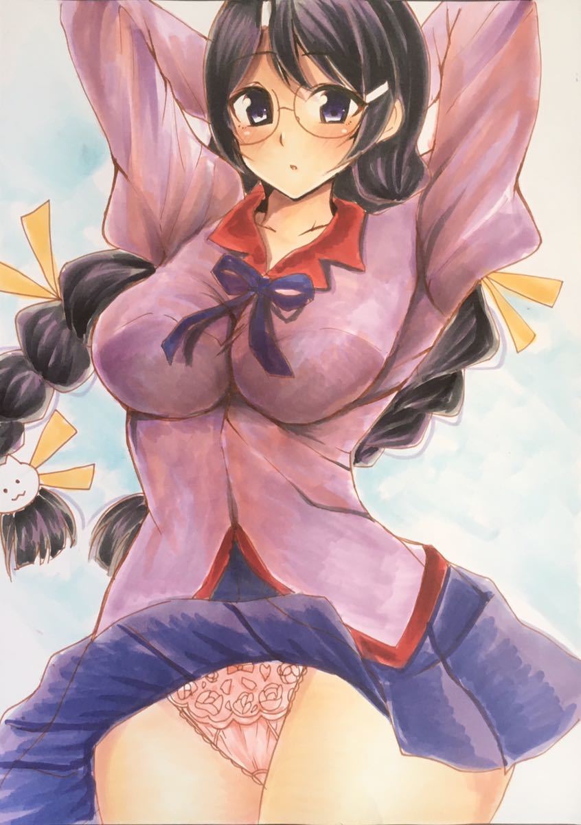 手描きイラスト 化物語 羽川翼 手描きイラスト 売買されたオークション情報 Yahooの商品情報をアーカイブ公開 オークファン Aucfan Com