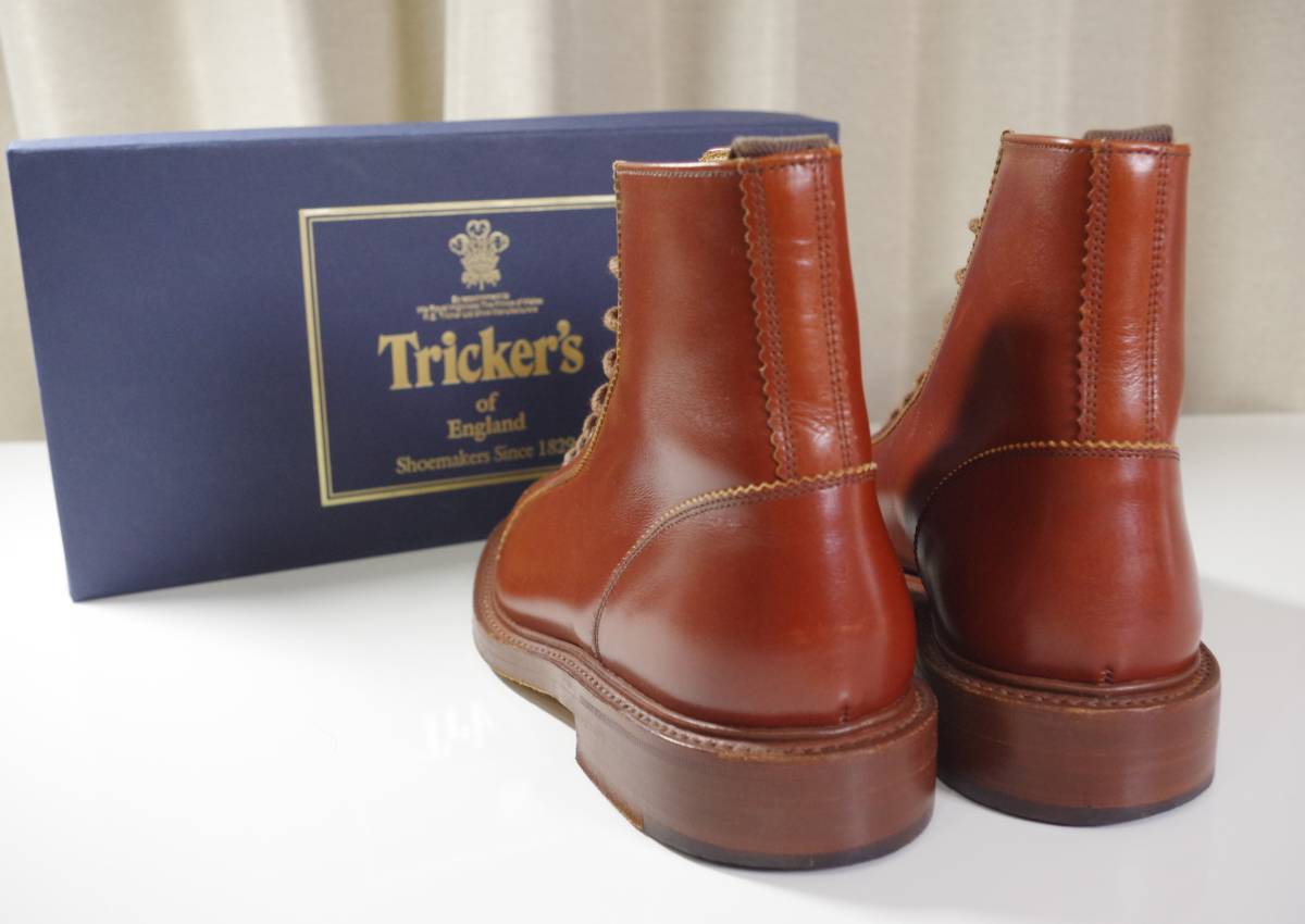 新品同様 Tricker's トリッカーズ モンキーブーツ M6259 プレーントゥ