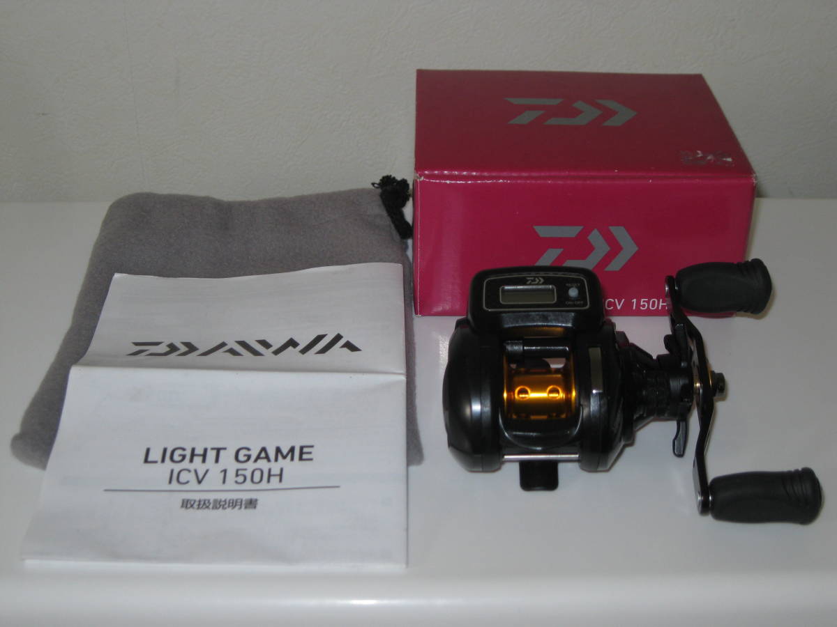 新品，SALE 少々難あり LIGHT GAME ICV 150H フルベアリング ロングハンドルに変更済み(ダイワ)｜売買されたオークション情報、yahooの商品情報をアーカイブ公開 - オークファン 手動