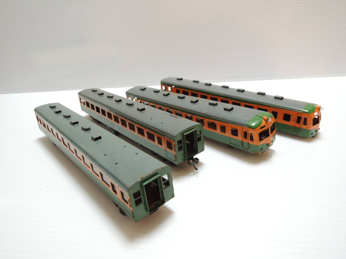 つぼみ堂 80系電車300番台 キット組立 ジャンク品 4両セット - 80系