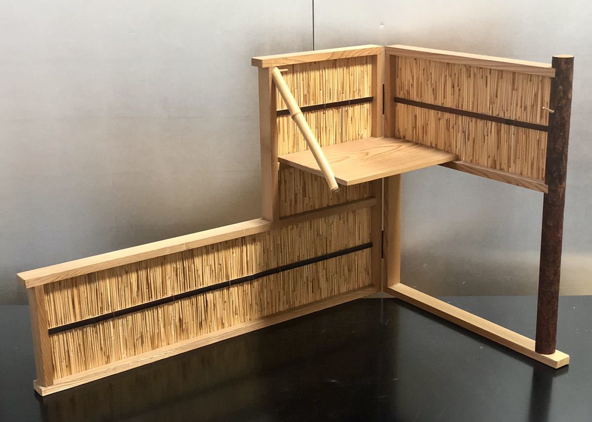 茶道具 葭棚　台目棚 茶道具 台目棚 （葭棚）千利休御好写 葭棚（よしだな） 【公式通販】