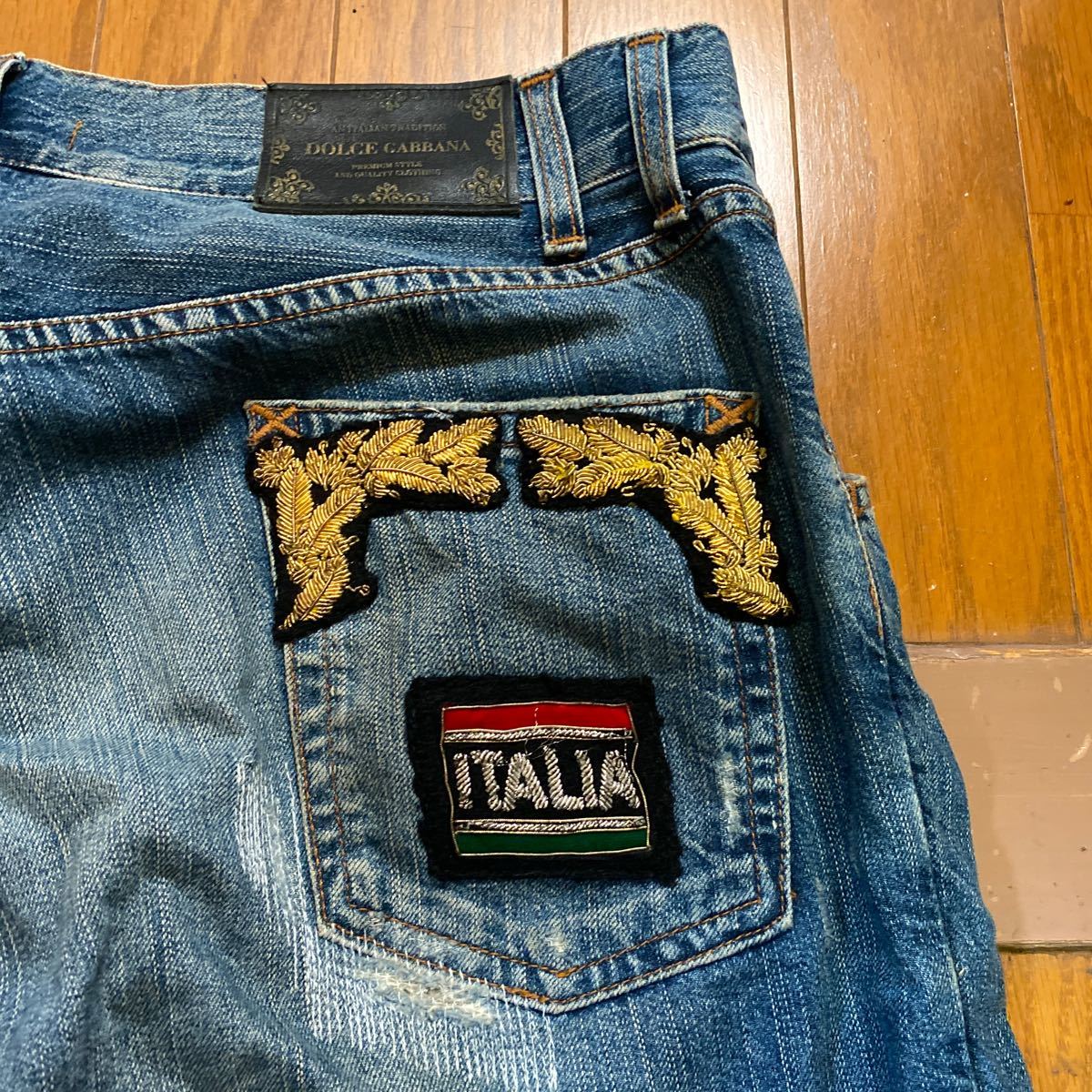 ブランド別 ※ DOLCE＆GABBANA ドルチェ＆ガッバーナ 14GOLD本革ロゴ 