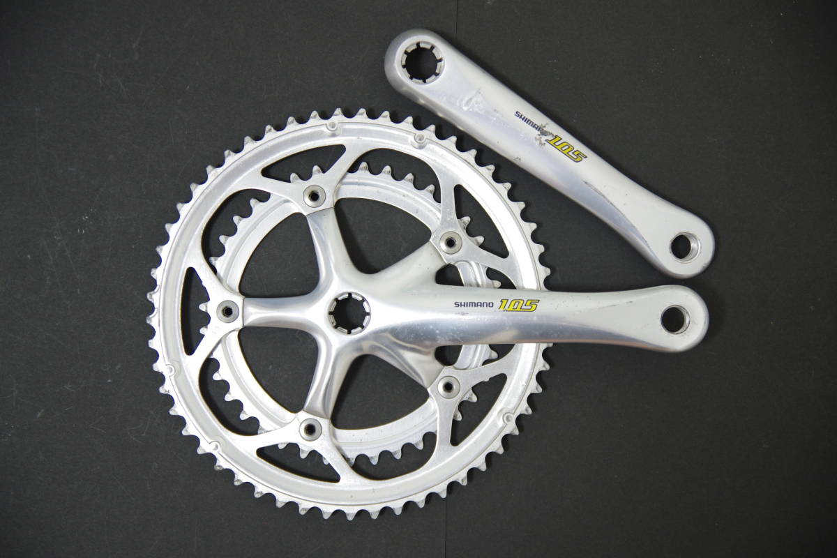 お買い得，本物保証 Shimano105 FC5500 クランクセット 167.5mm イエローロゴ shimano SG B53-39T ホローテック オクタリンク(ビンテージパーツ)｜売買されたオークション情報、yahooの商品情報をアーカイブ公開 - オークファ ビンテージパーツ