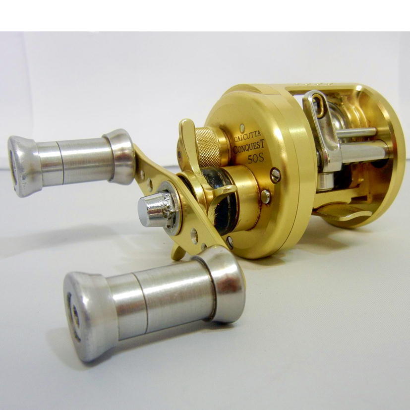 1円【中古】 SHIMANO シマノ ベイトリール カルカッタコンクエスト50S