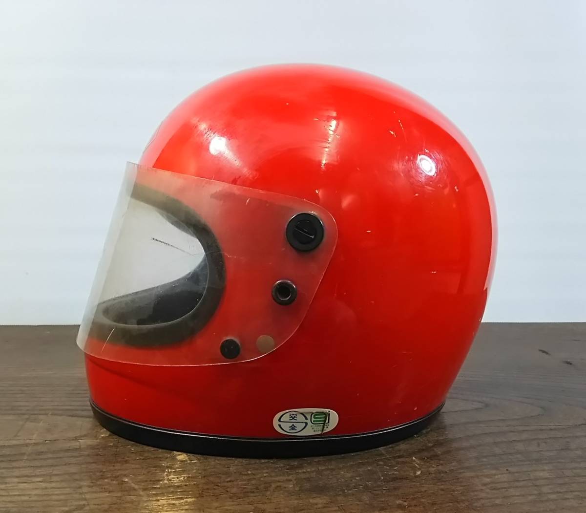 SHOEI ショーエイ ヘルメット フルフェイス 当時物 族ヘル TF-301 赤