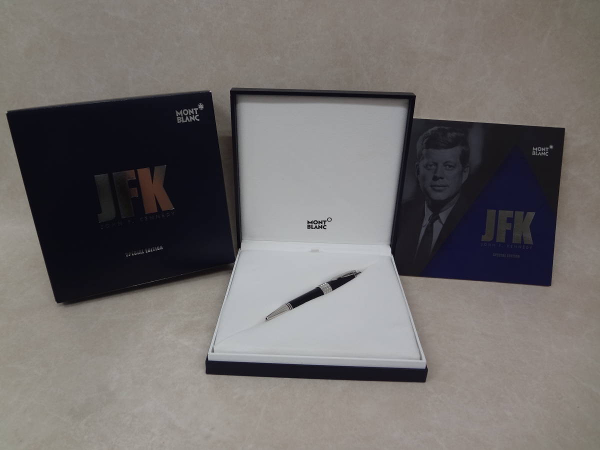 2016年購入品 希少 JFK ＃20304 モンブラン JFK ブラック ボールペン MBGG3TBZO