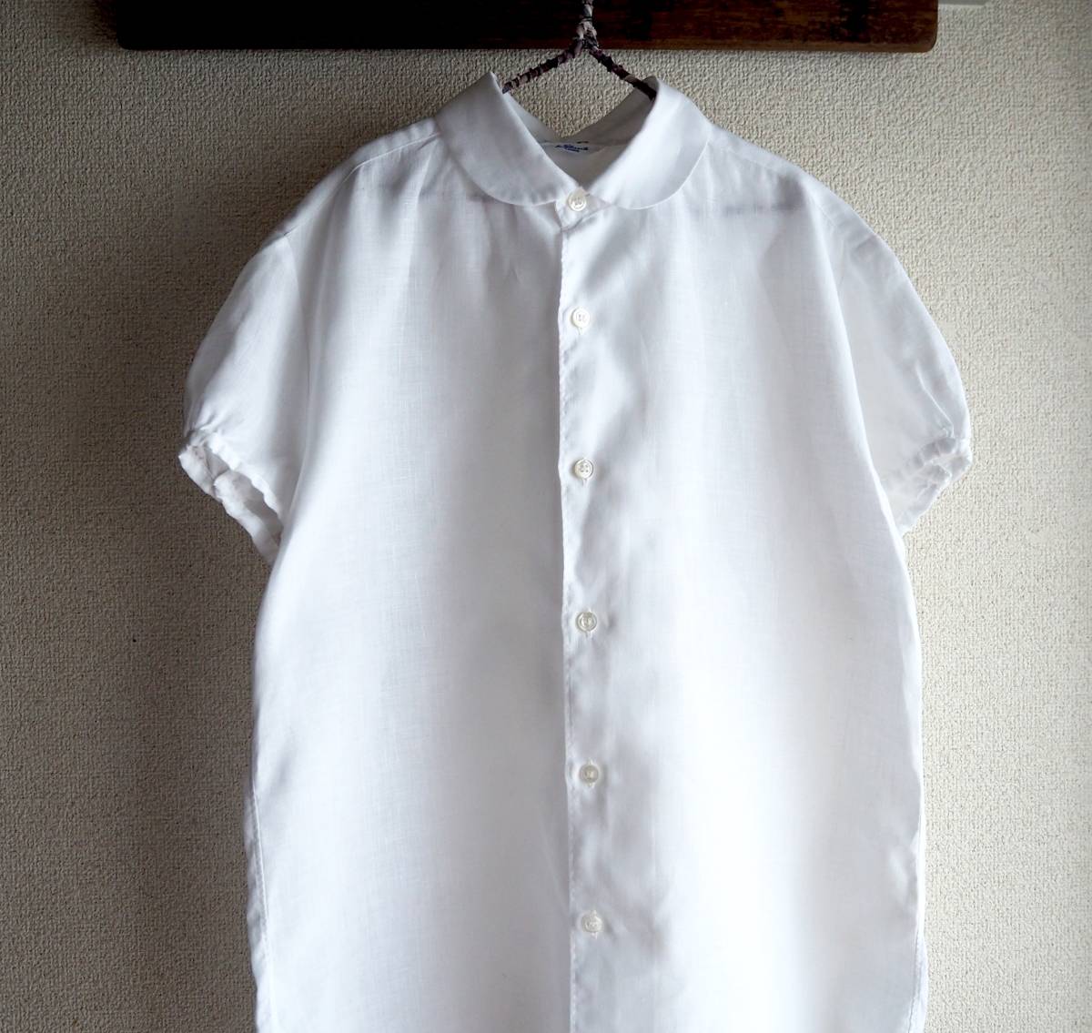 B-shop購入 le glazik ルグラジック＊フランダースリネン 半袖シャツ 