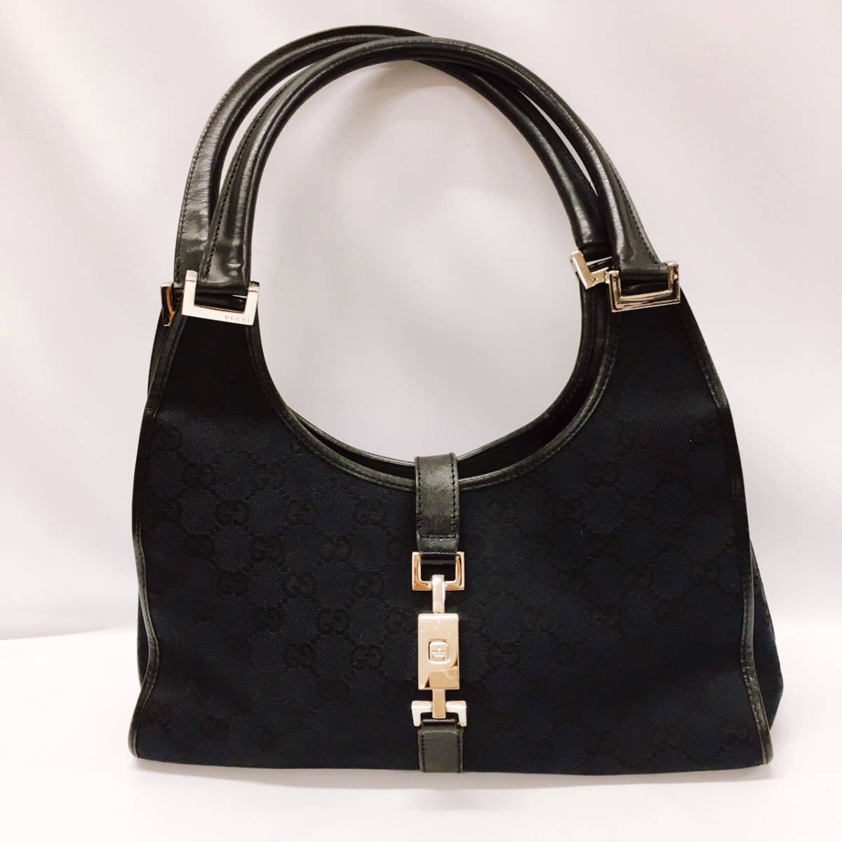 グッチ GUCCI ジャッキーライン ハンドバッグ ジャッキー GGキャンバス 