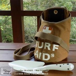 木の庄帆布 CLUBER BASE “TURF AID“ BAG クラバーベース ターフエイド bag turf aid kinoshohampu 木の庄帆布の通販 cluber base フラスコボトム