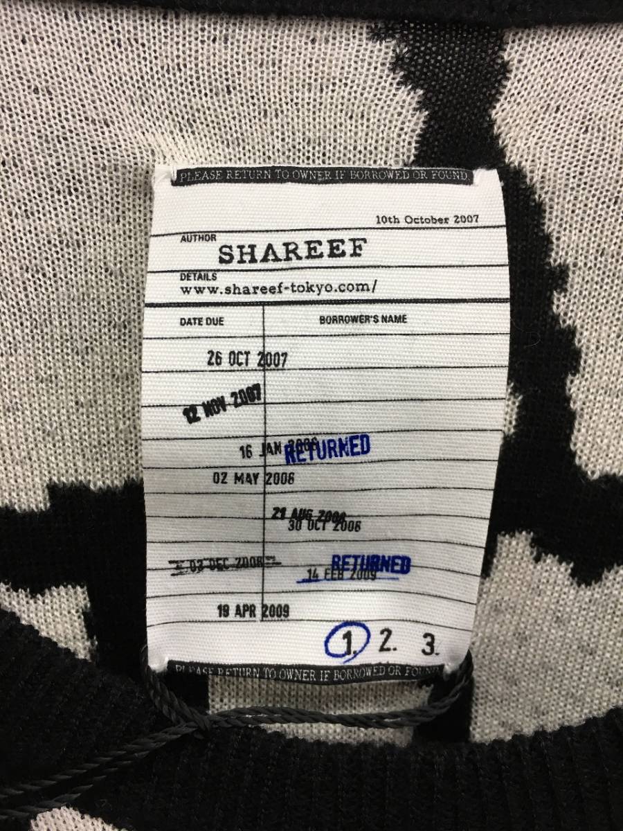 トップス SHAREEF GIRAFFE JQ KNIT DOLMAN L/S ニット