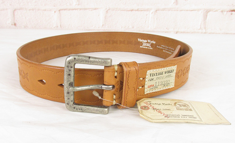 VINTAGE WORKS DH5660レザーベルト Vintageworks ベルト DH5660 Vintage Works（ヴィンテージワークス