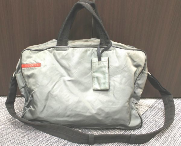 PRADA プラダ プラダスポーツ 2WAY ショルダーバッグ ナイロン カーキ
